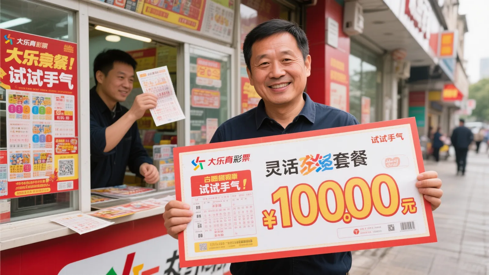 男子随手购大乐透套餐票，竟意外揽获1003万大奖！