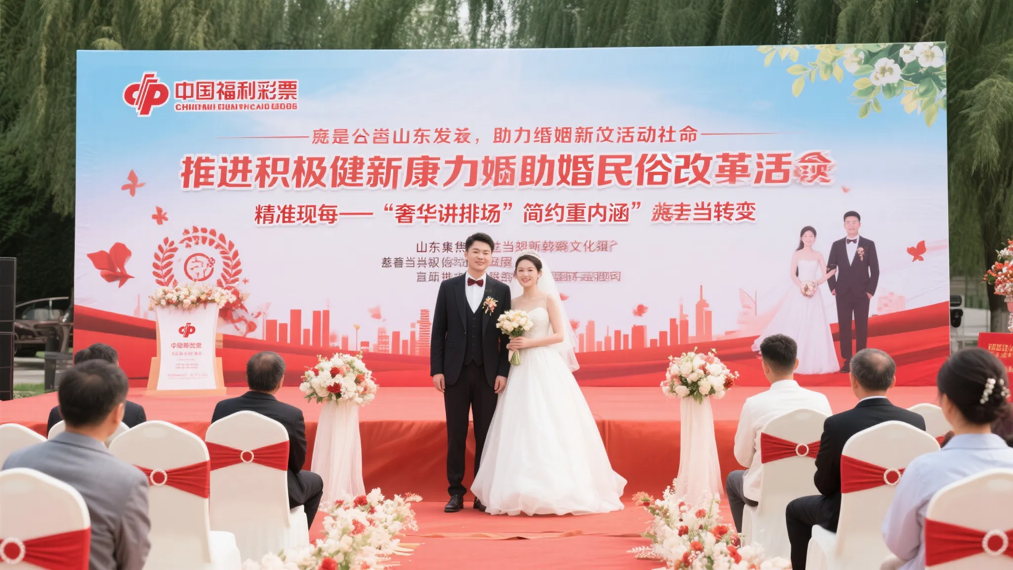 福彩牵手婚俗新风，幸福传递齐鲁万家