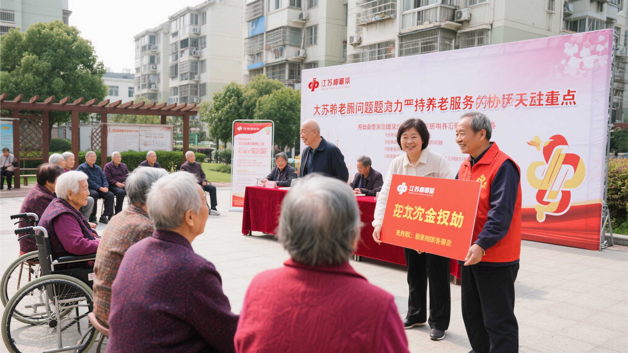 关怀社区暖人心 江苏福彩捐资30万敬老助慈