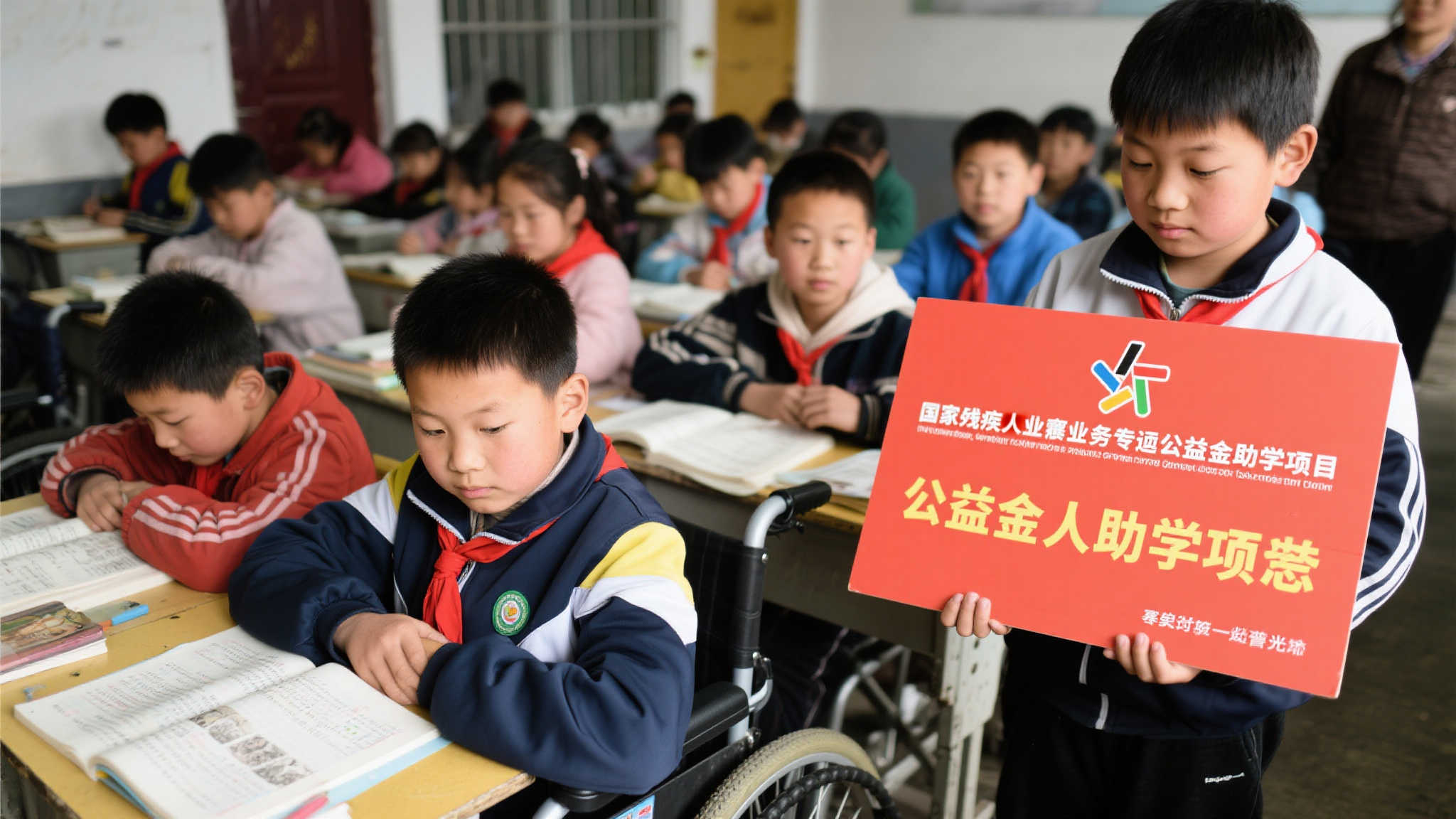 与你同行：国家残疾人公益助学捐赠仪式温暖启航